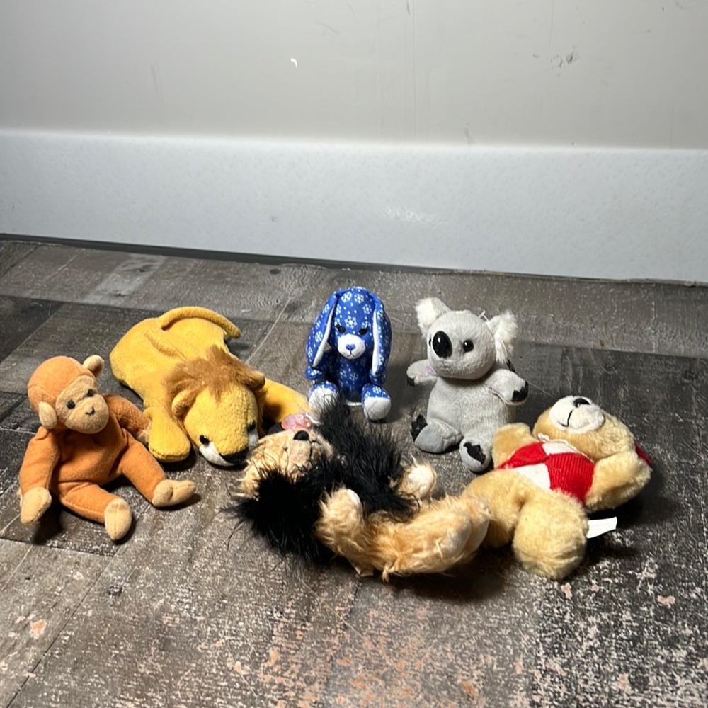 VIntage Miniature Assorted Stuffed Animals
